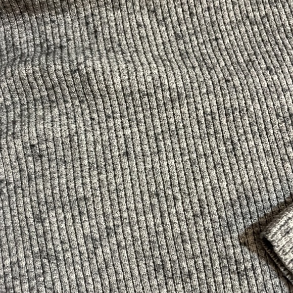 McDuff Cashmere Blend Gray Front Pockets Open Front Hooded Long Sweater Size M - Picture 2 of 5